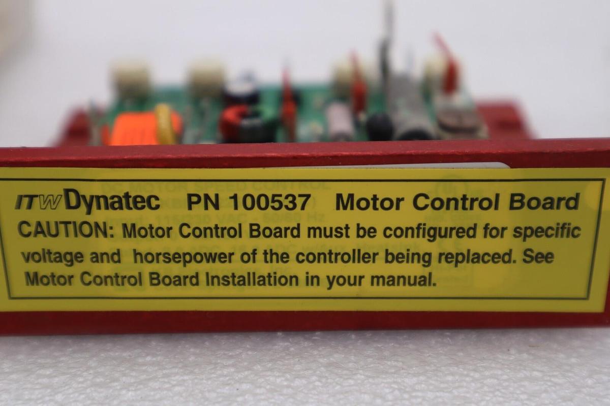 Used KB ELECTRONICS 100537 SOLID STATE VARIABLE SPEED DC MOTOR CONTROL STOCK #K-2293