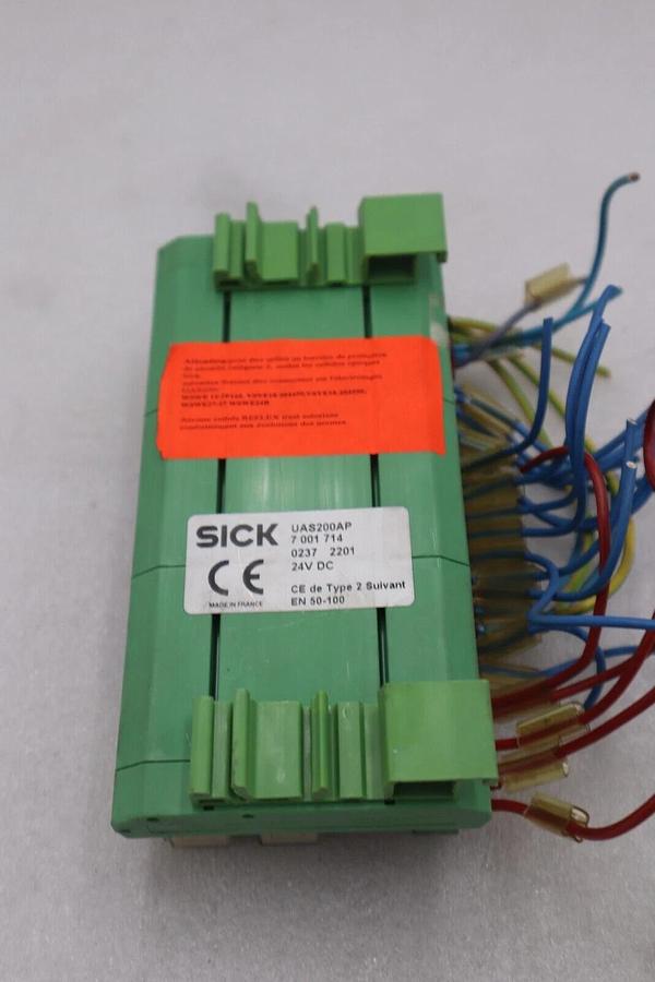 Used Sick UAS200AP SAFETY CONTROL INTERFACE TYPE 2 2NO/1NC RELAYS 24V STOCK K-3832