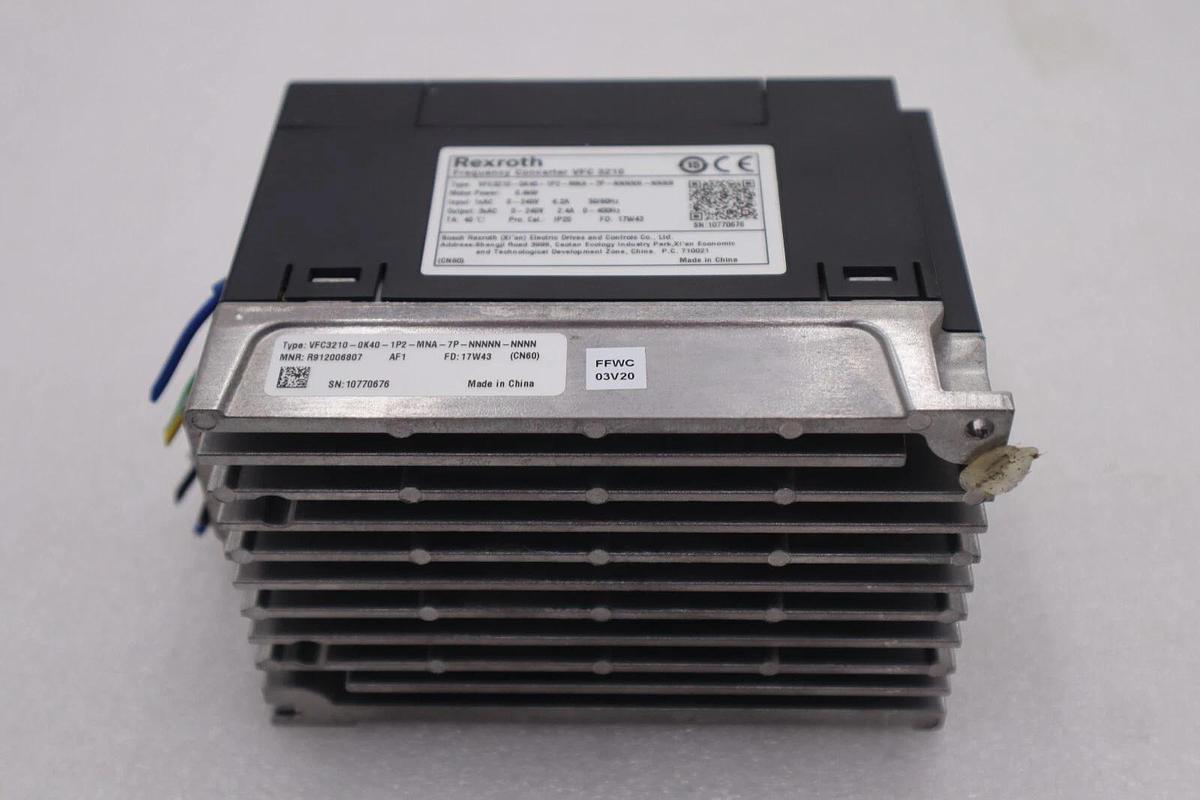 Used REXROTH VFC3210-0K40-1P2-MNA-7P-NNNNN-NNNN FREQUENCY CONVERTER STOCK K-1765