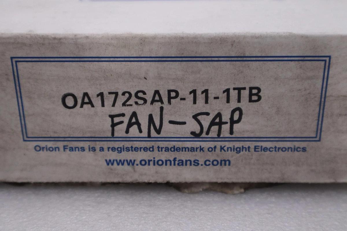 Used Orion Fans OA172SAP-11-1TB FAN AC 172X51 115V BALL 235CFM - STOCK GF27A