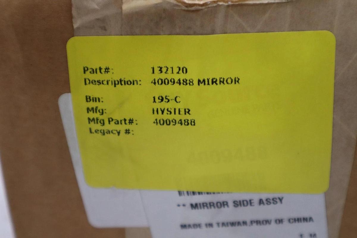 Used HYSTER 4009488 Mirror Side Assy *NEW STOCK 3005CC