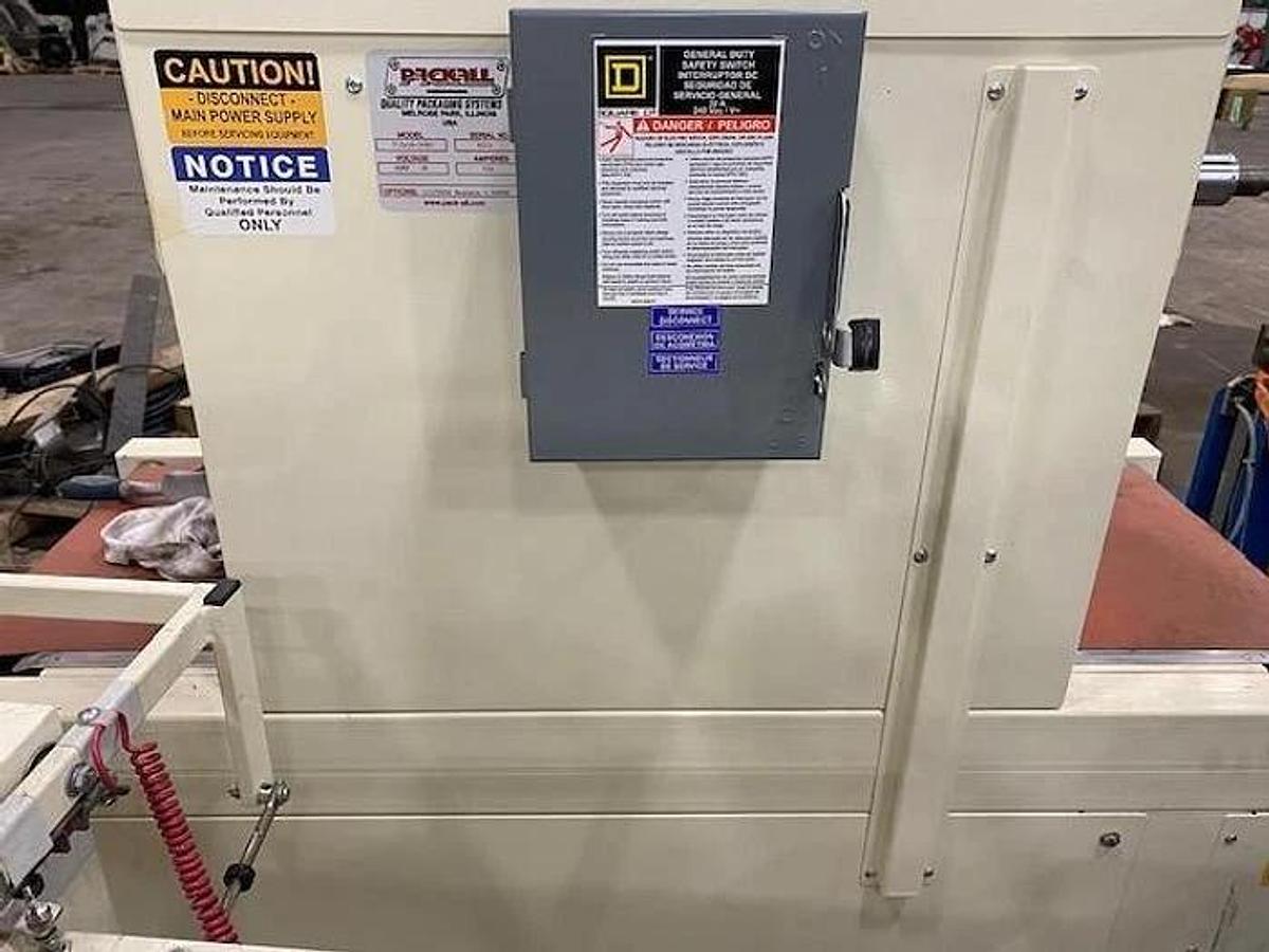 Used PACK-ALL / PACKALL MODEL L1620D L BAR SEALER WITH HEAT TUNNEL T12 X16 - 24BC