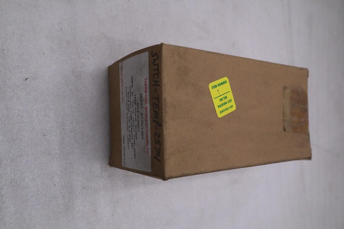 THERM COIL THERMOSTAT 60/250 DEGREES F D1-2574-KEP - STOCK GF721