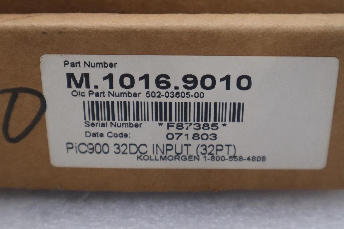 NEW IN BOX M.1016.9010 GIDDINGS LEWIS PiC900 32DC INPUT (32PT) F87385 #310-C