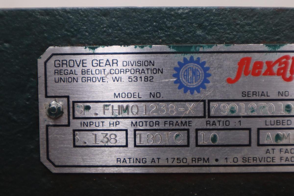 Used FLEXALINE 799127194 GEAR REDUCER STOCK #M-53
