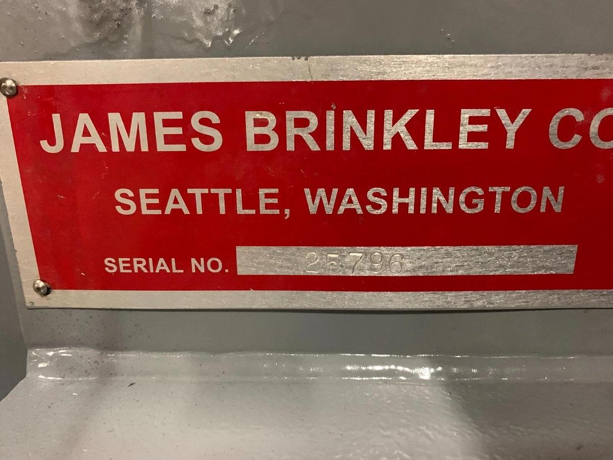 Used JAMES BRINKLEY HEAVY DUTY FLOOR TYPE BALE WIRE COILER