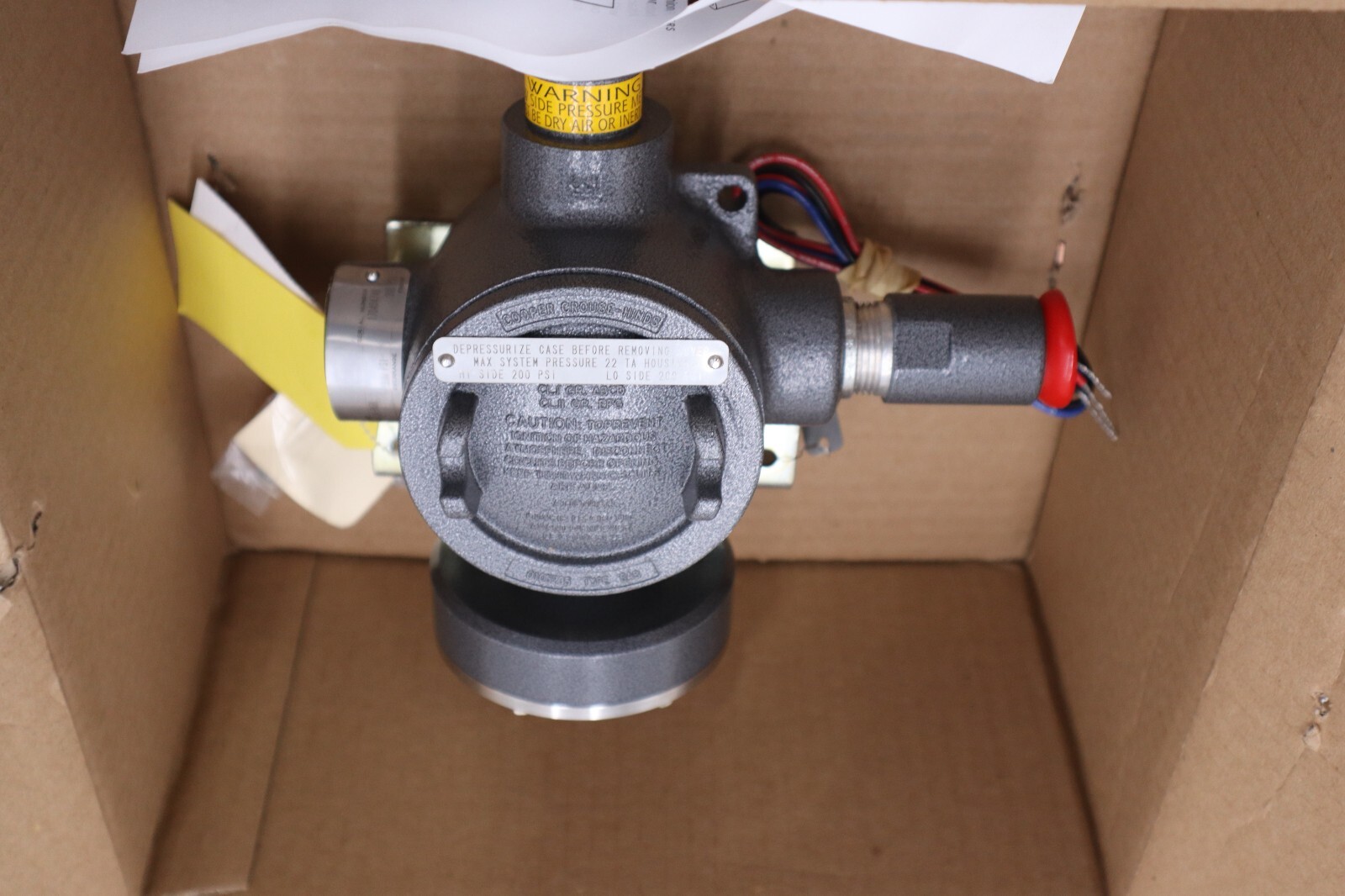 Used SOR Pressure Switch - Explosion Proof  22TA-K614-M4-C1A-PKRR NEW STOCK G224