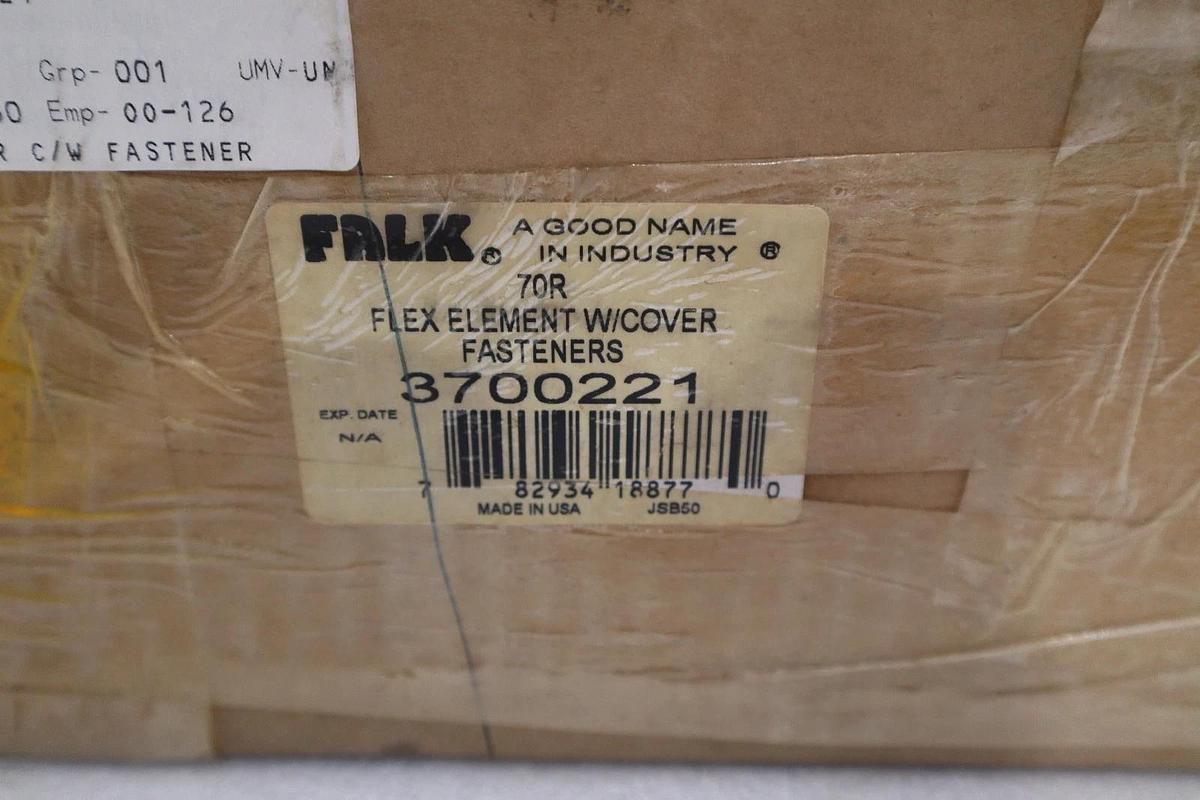 Used FALK 3700221 70R STD FLEX ELEMENT W/ FASTENERS - STOCK GF897