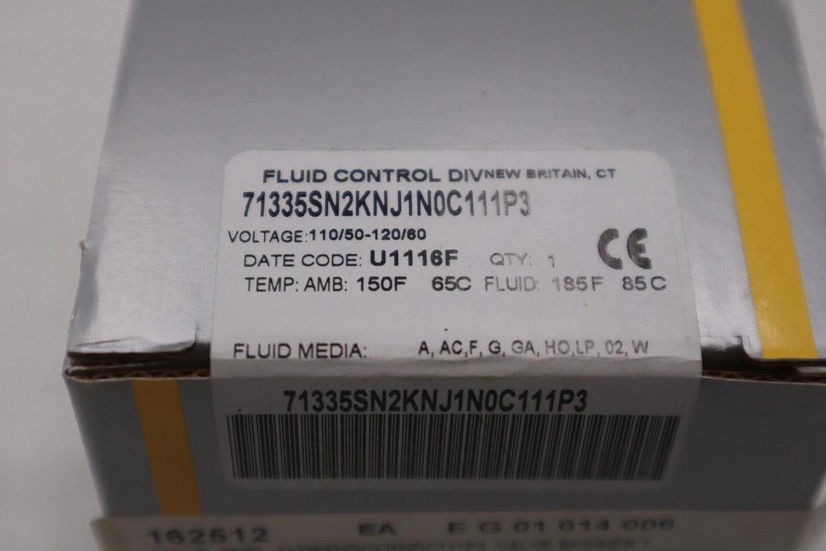 NEW PARKER 71335SN2KNJ1N0C111P3 2-Way Direct Acting Valve STOCK G370A