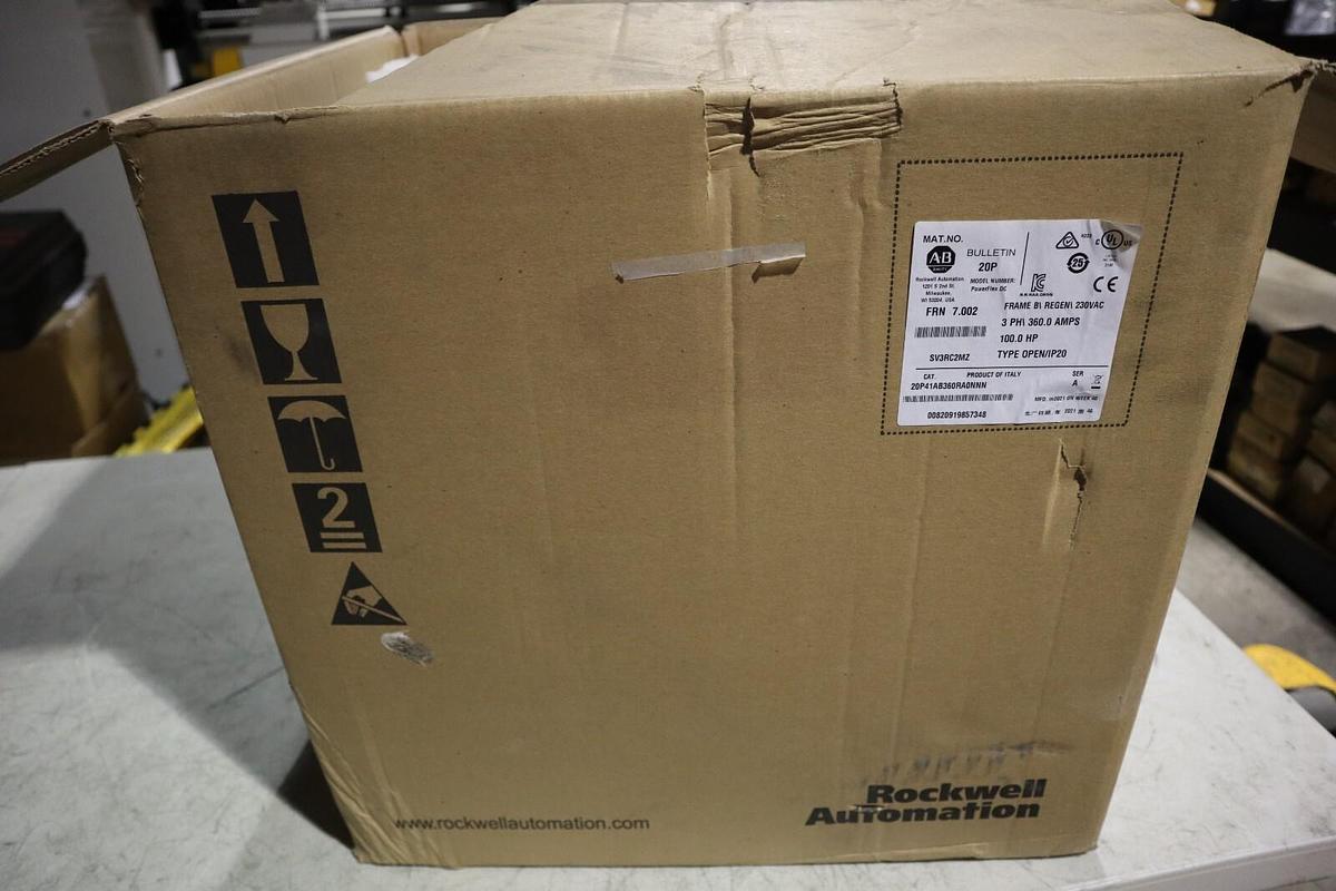 NEW ALLEN BRADLEY 20P41AB360RA0NNN 100 HP POWERFLEX DC DRIVE NEW 2021 #3356-A
