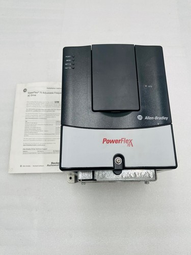 Used ALLEN BRADLEY 20AD2P1A0AYNAEG0 POWERFLEX 70 ADJUSTABLE FREQUENCY AC DRIVE #2249