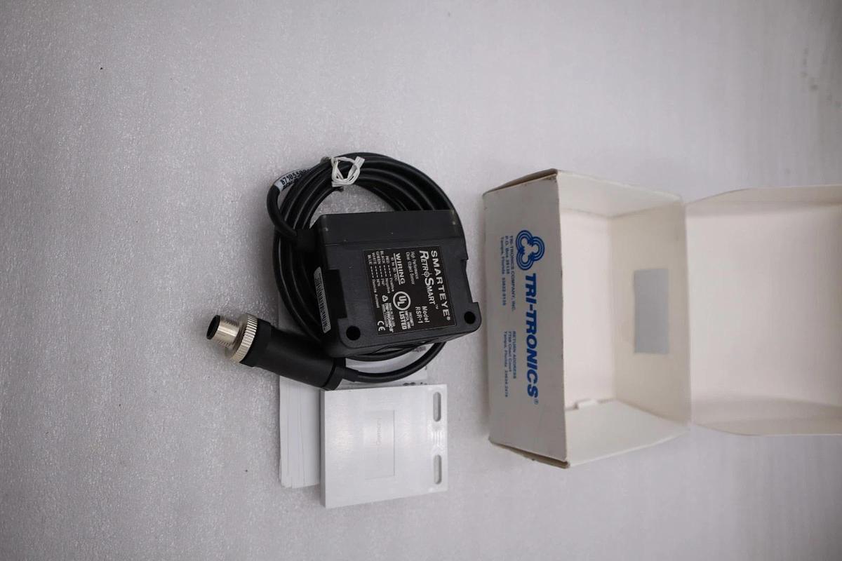 Used BRAND NEW TRI-TRONICS RSR-1 / RSR1 REFLECTIVE SENSOR RETROSMART STOCK H965A