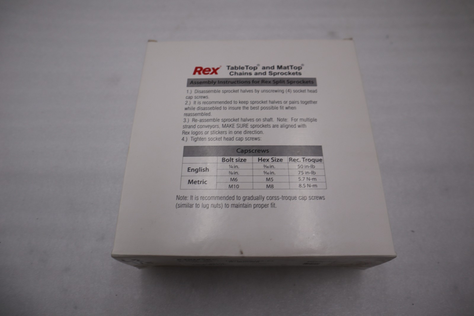 NEW Rexnord NS1500-24T-1-1/2IN 1KW1SS PA  Thermoplastic Split Sprocket STK H1879