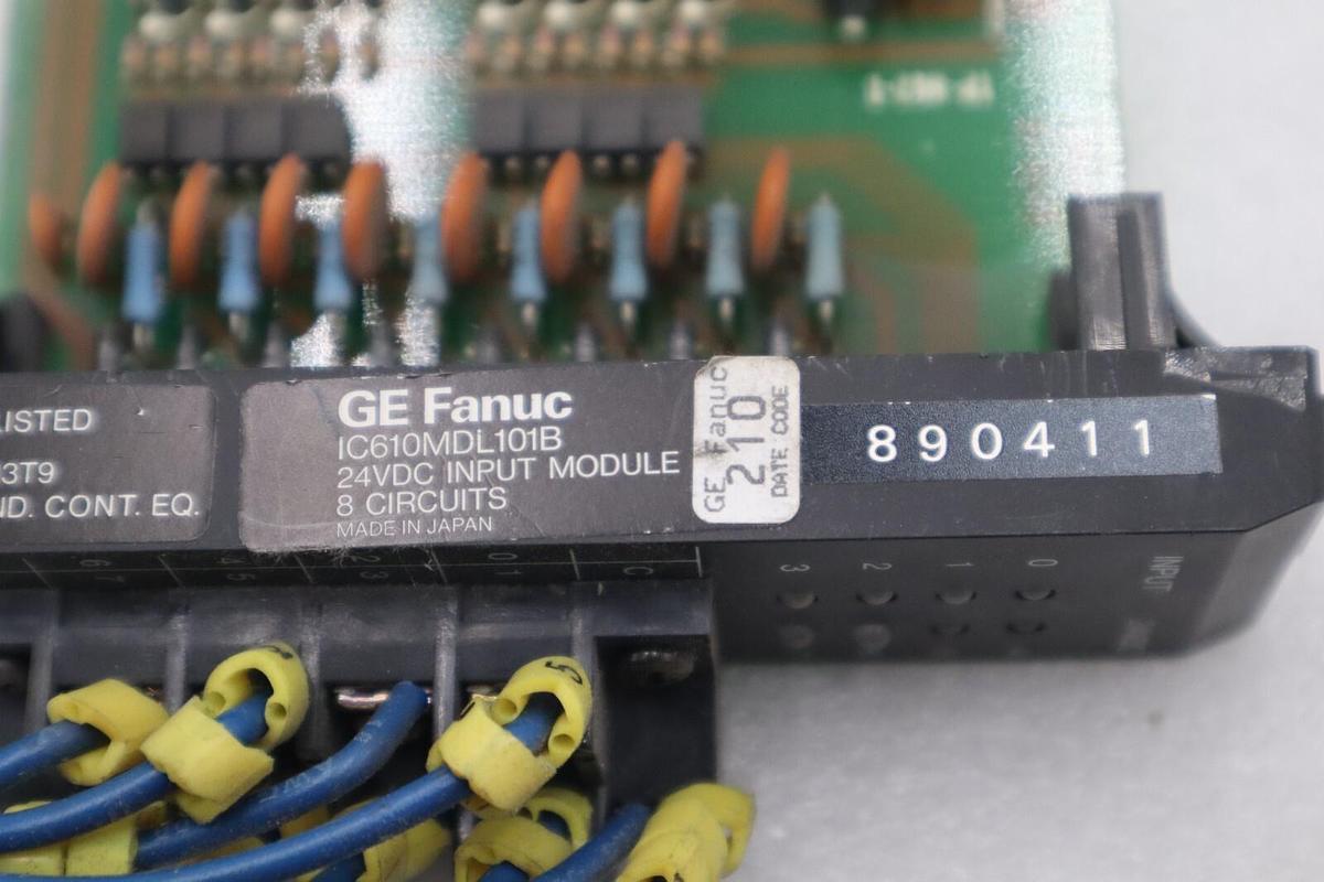 Used GE Fanuc IC610MDL101B Input 24 VDC 8 Point Module STOCK L-573C