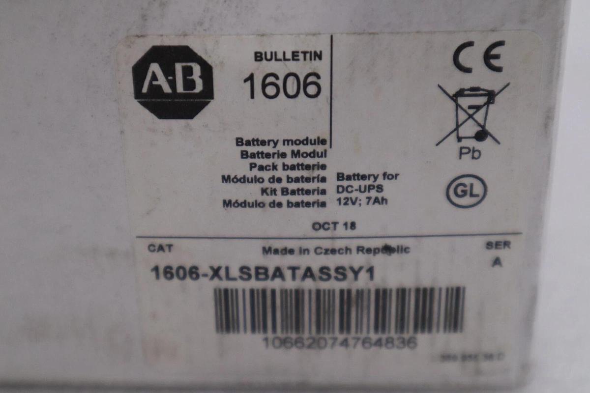 Used NEW Allen Bradley 1606-XLSBATASSY1 Bulletin 1606 Battery Module STOCK H849