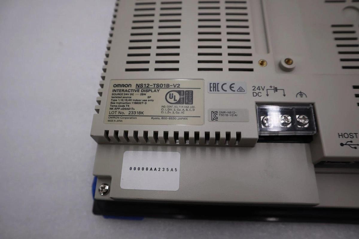 New NO BOX OMRON NS12-TS01B-V2 Interactive Display Color Touch Panel STOCK 2923A