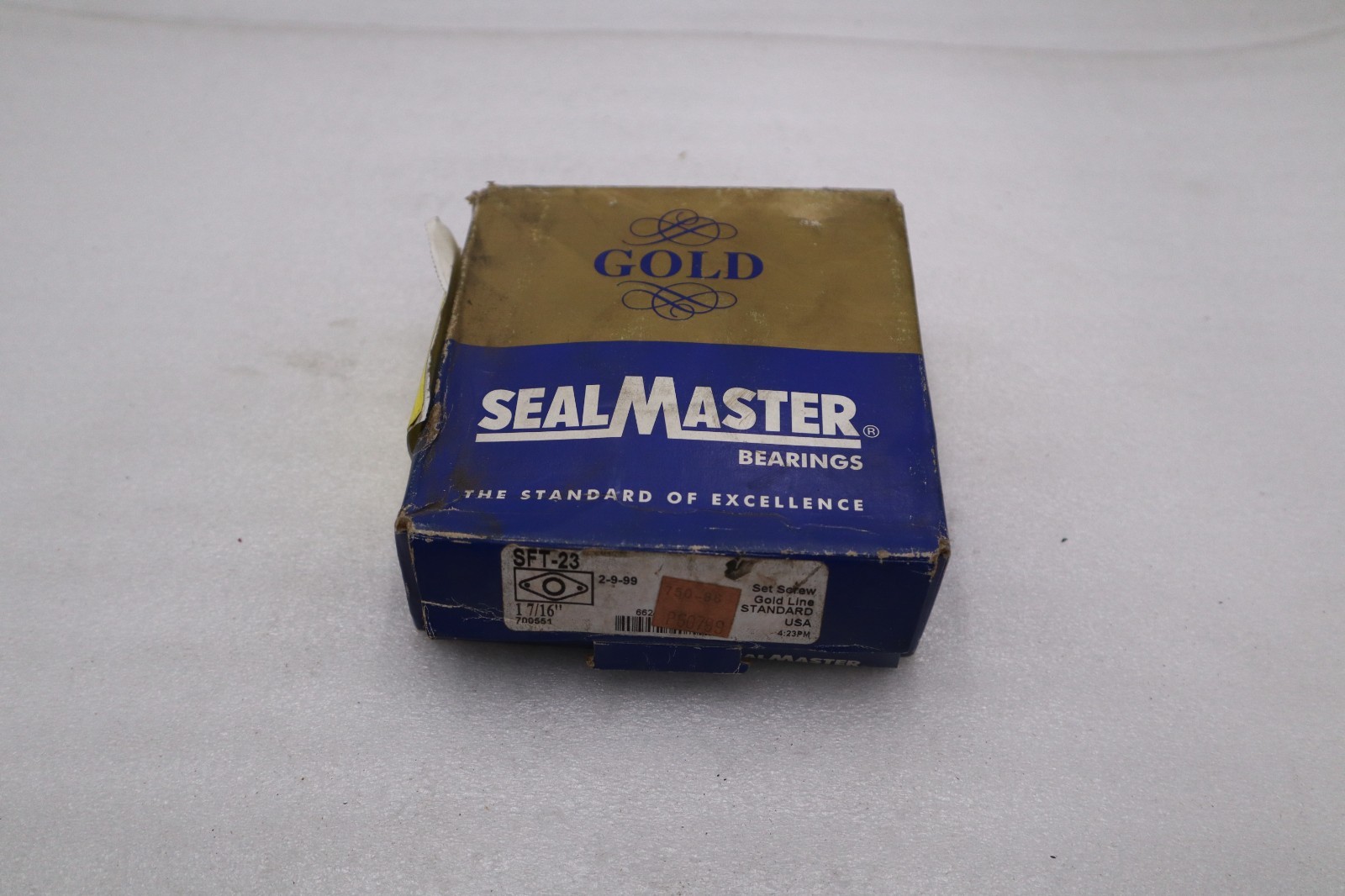 Used NEW Sealmaster SFT-23 Flange Mount Bearing, 2-Bolt, 1-7/16" STK CC266