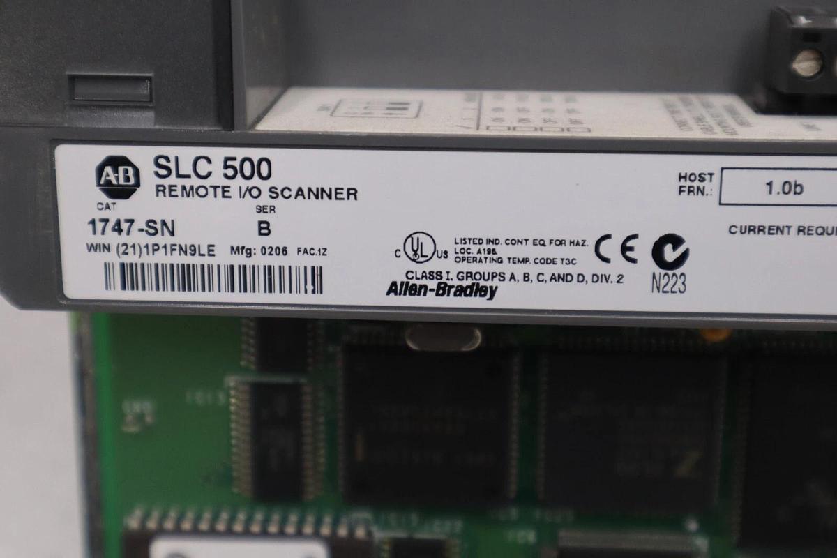 NEW OPEN BOX Allen-Bradley 1747-SN PLC Scanner Module AB STOCK K-91-D