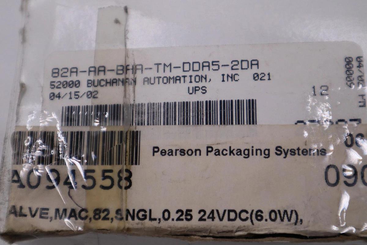 Used NEW MAC VALVES 82A-AA-BAA-TM-DDA5-2DA SOLENOID VALVE 82 SERIES 4-WAY STK H803A