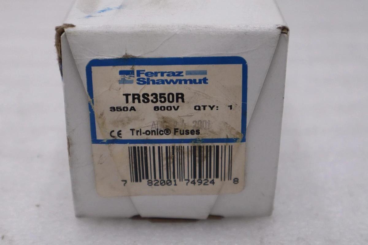 Used Ferraz Shawmut Tri-Onic TRS350R Fuse Time Delay Class RK5 - STOCK 5806A