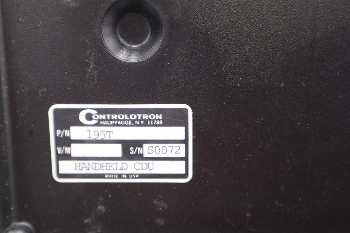 Used NEW Controlotron Spectra CDU Terminal 195T STOCK 3572