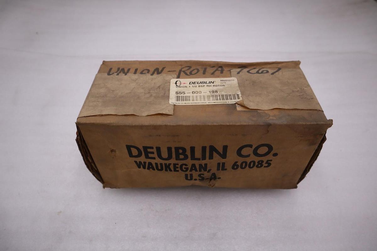 Deublin 555-000-198 ROTATING UNION 1-1/2" BRITISH THREAD RIGHTHAND - STOCK GF26A