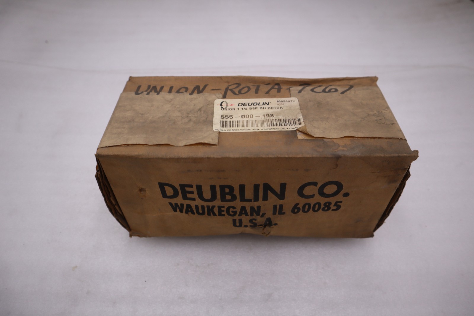 Deublin 555-000-198 ROTATING UNION 1-1/2" BRITISH THREAD RIGHTHAND - STOCK GF26A
