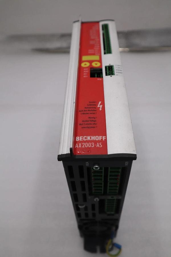 Used Beckhoff AX2003-AS S60301-520 Digital Compact Servo Drive Amplifier STK 3450-D