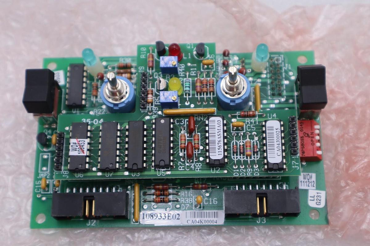 Used NORDSON 121592A MPC CONTROL CARD STOCK #109-A