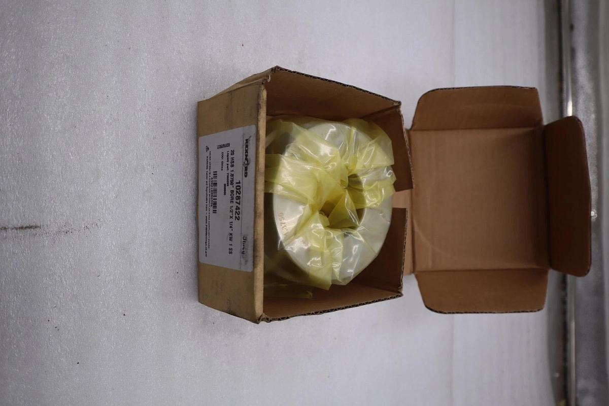 Rexnord 10287422 Omega 20 HSB 1.8750" Bore 1/2" X 1/4" KW 1 SS Hub STK CC262