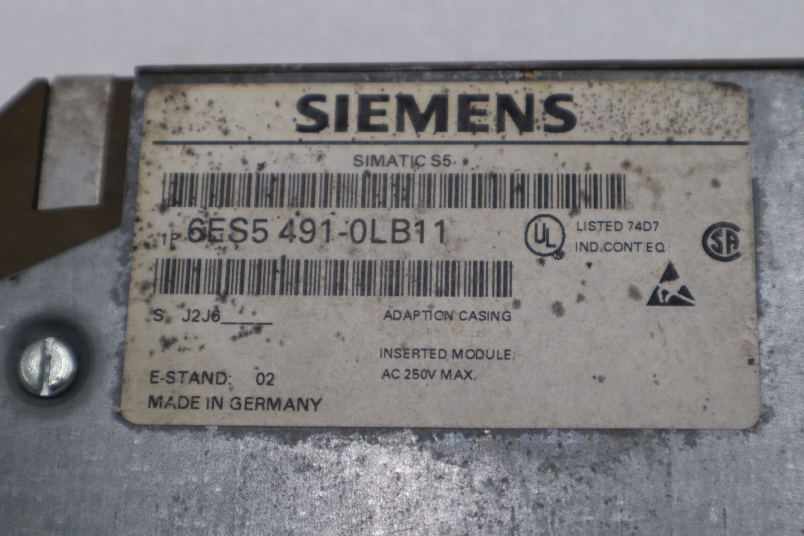 Used SIEMENS 6ES5 491-0LB11 SIMATIC S5 STOCK 5375