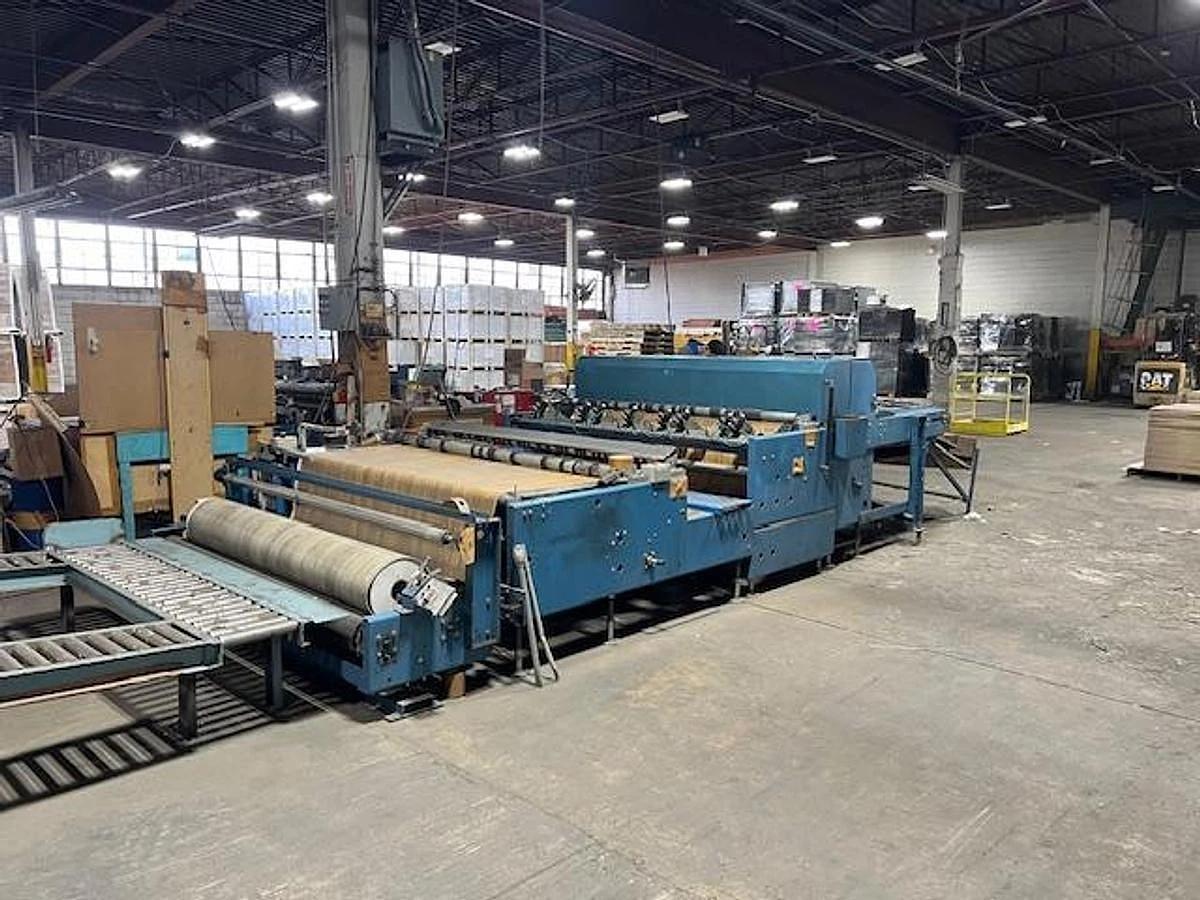 Used 84" ROSENTHAL DOWN-CUT SHEETER WITH SLITTING AND PUNCHING WM-7-HHDUBSHTCIPH-12