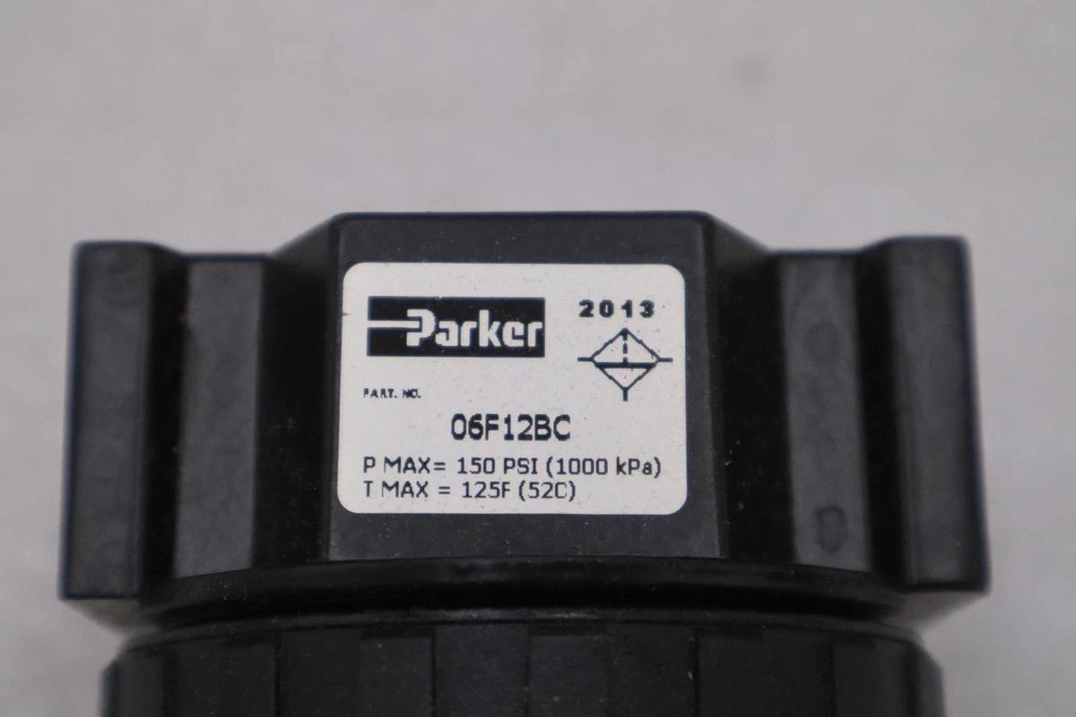 NEW OPEN BOX PARKER 06F12BC / 06F12BC AIR REGULATOR STOCK GF515