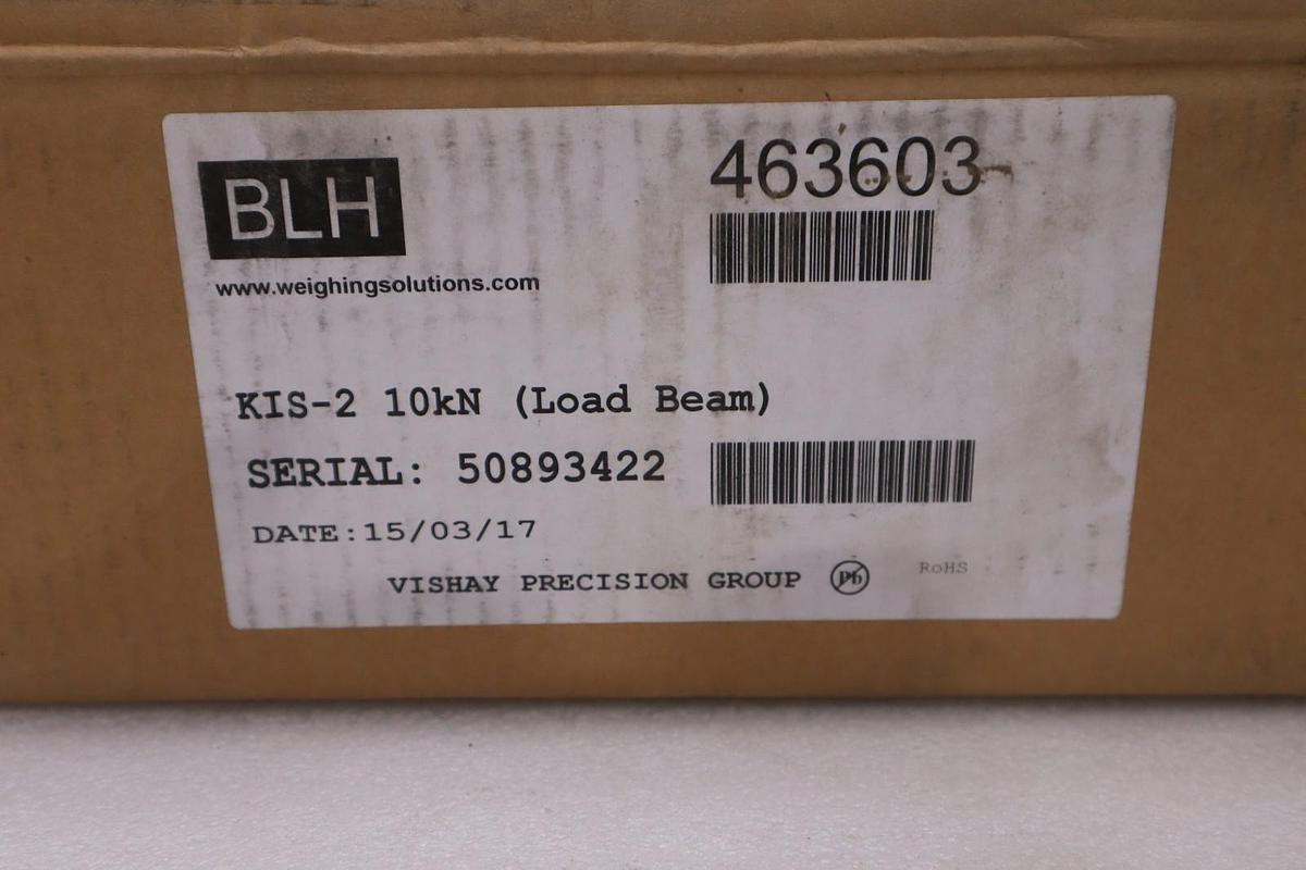 BLH ELECTRONICS KIS-2-10-KN LOAD BEAM CELL - NEW IN BOX - STOCK GF1041