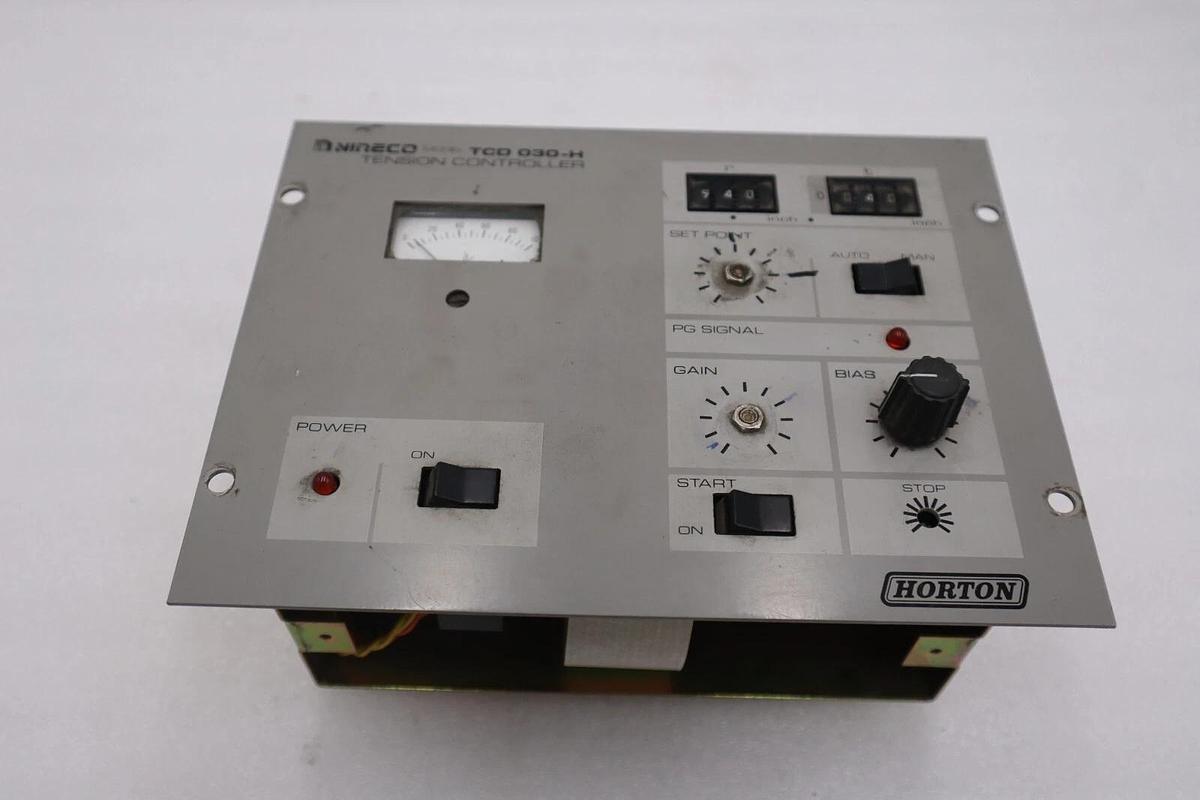 Used HORTON NIRECO TENSION CONTROLLER TCD030-H STOCK 3447-A
