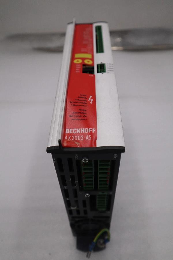 Used Beckhoff AX2003-AS S60301-520 Digital Compact Servo Drive Amplifier STK K-411-D