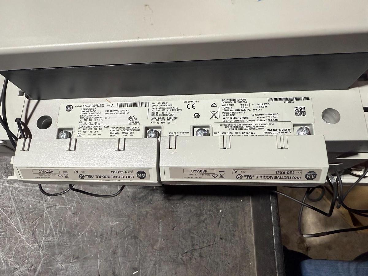 Used ALLEN BRADLEY 150-S251NBD /A SMC-50 Soft Starter 251A 480V 150S251NBD (AS SHOWN)