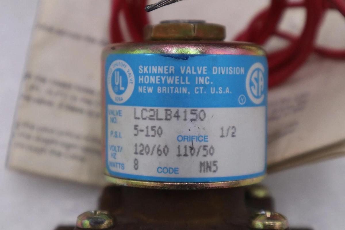 NEW OPEN BOX Skinner Valve LC2LB4150 Solenoid VALVE STOCK G757A