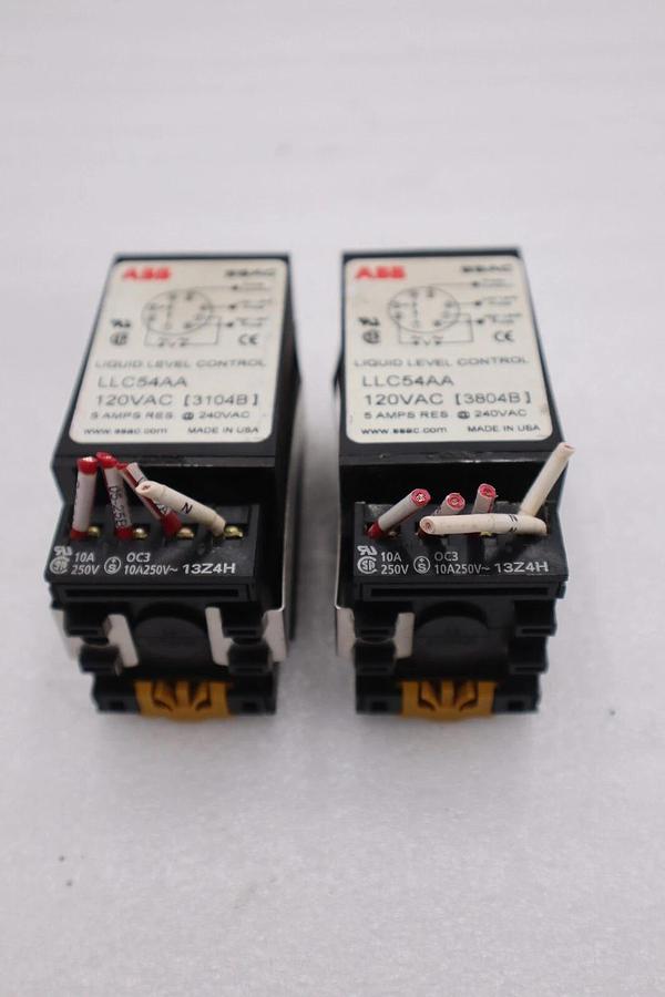 Used ABB LLC54AA - SSAC Liquid Level control 120VAC STOCK K-436-A
