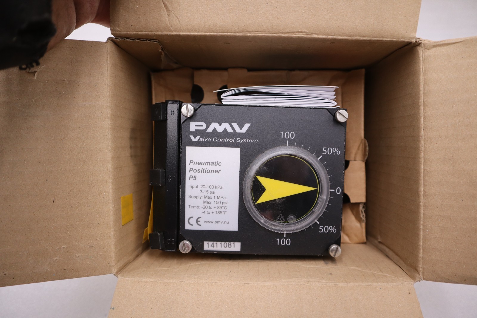 PMV 1123876 PP5XX-HPNU-07K01-PV9DA-3Z Pneumatic Positioner Double Acting #GF-423