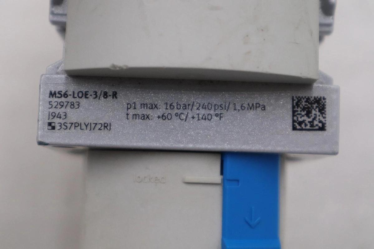 FESTO MS6-LOE-3/8-R / MS6LOE38R - NEW NO BOX - STOCK H1575