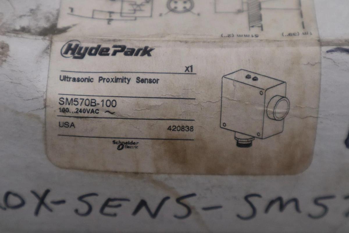 NEW OPEN BOX HYDEPARK SM570B100 PROXIMITY SENSOR STK GF357A