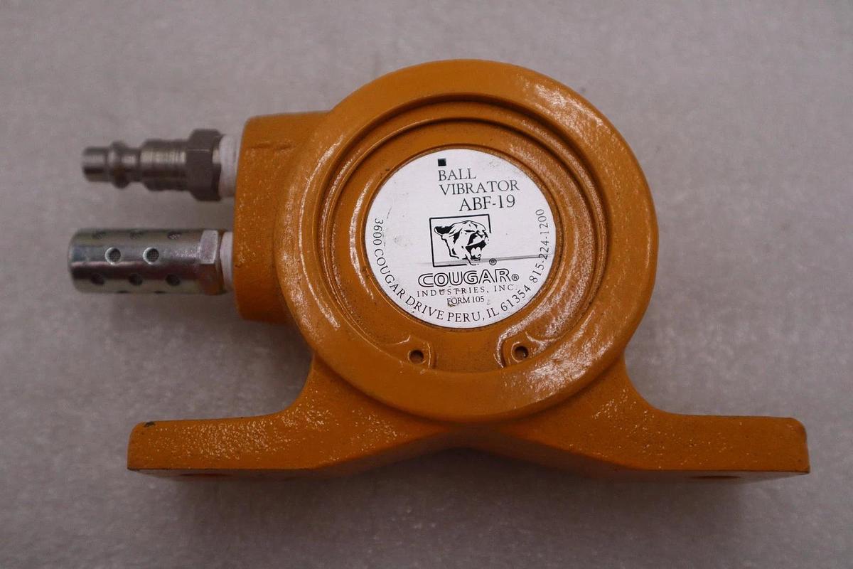NEW COUGAR INDUSTRIES PNEUMATIC ROTARY BALL VIBRATOR ABF-19 STOCK K-3905A