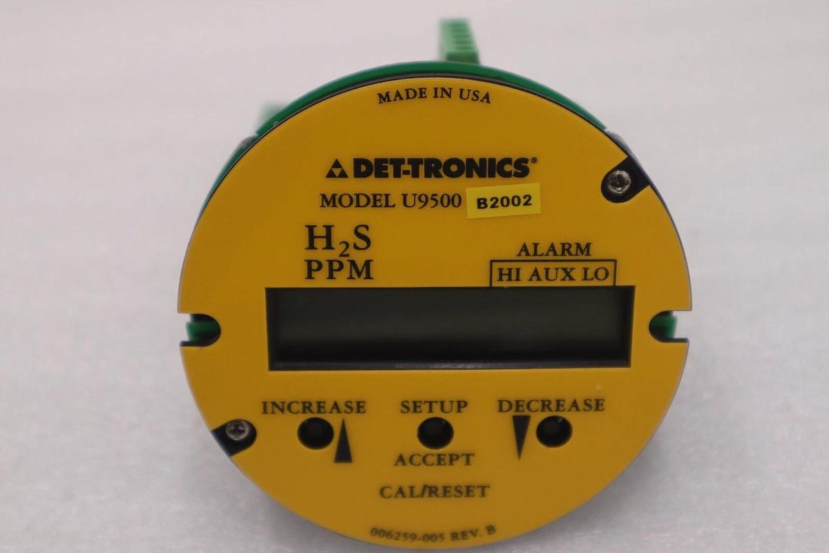 NEW OPEN BOX DETTRONICS 006265-002 U9500B2002 GAS DETECTOR STOCK 4611