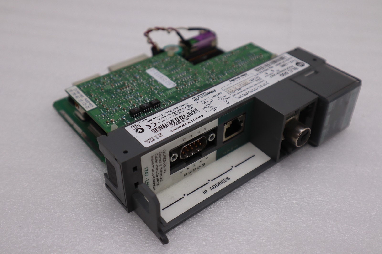 Used AB ALLEN-BRADLEY 1769-IQ16 SERIES A  INPUT MODULE STOCK H1385A