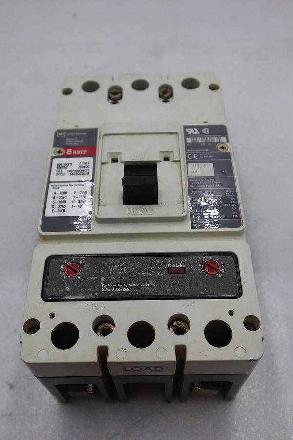 Used CUTLER-HAMMER HM2P400X5WS10 MOTOR CIRCUIT PROTECTOR SERIES C 600VAC STOCK #3224