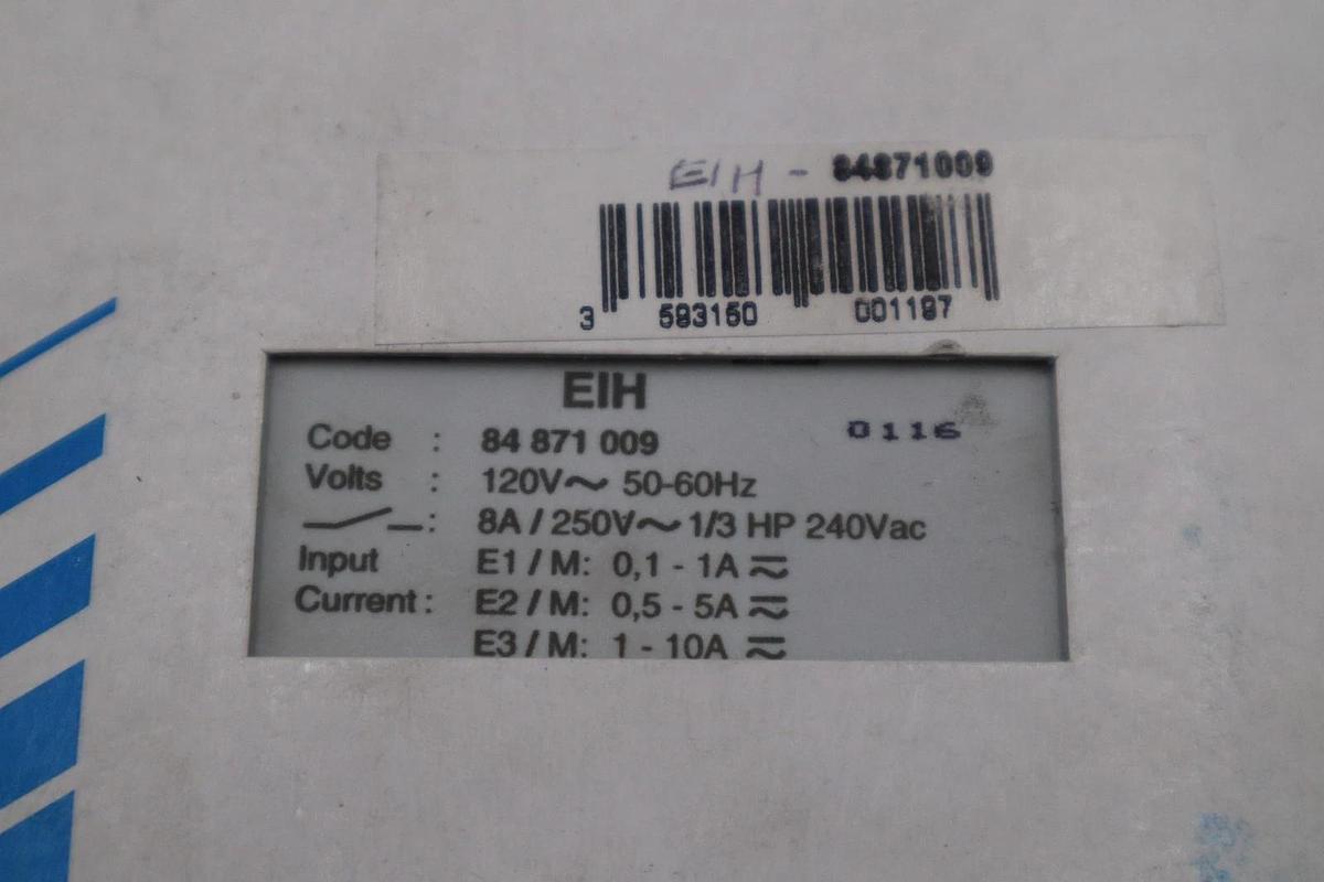 Used NEW Crouzet EIH 84 871 009 Current Control Relay STOCK L99C