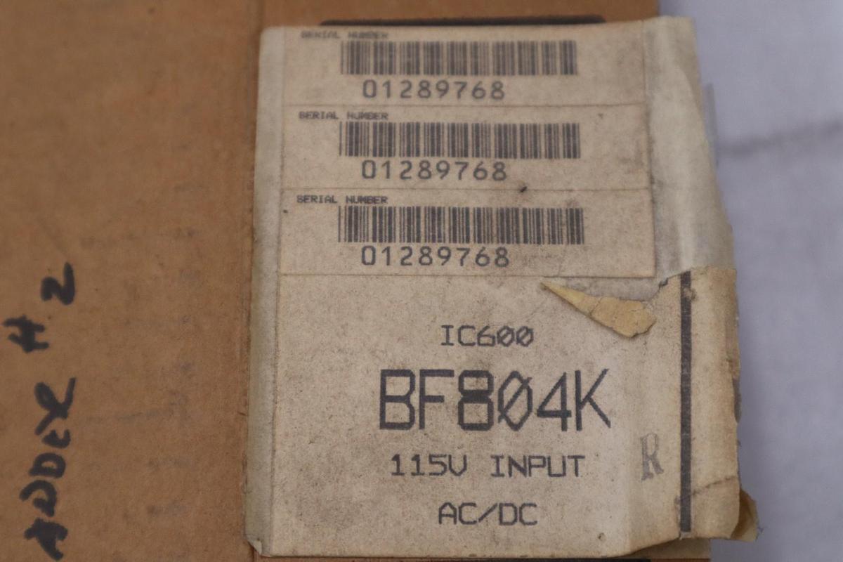Used GE FANUC IC600BF804K INPUT MODULE - STOCK GF1219