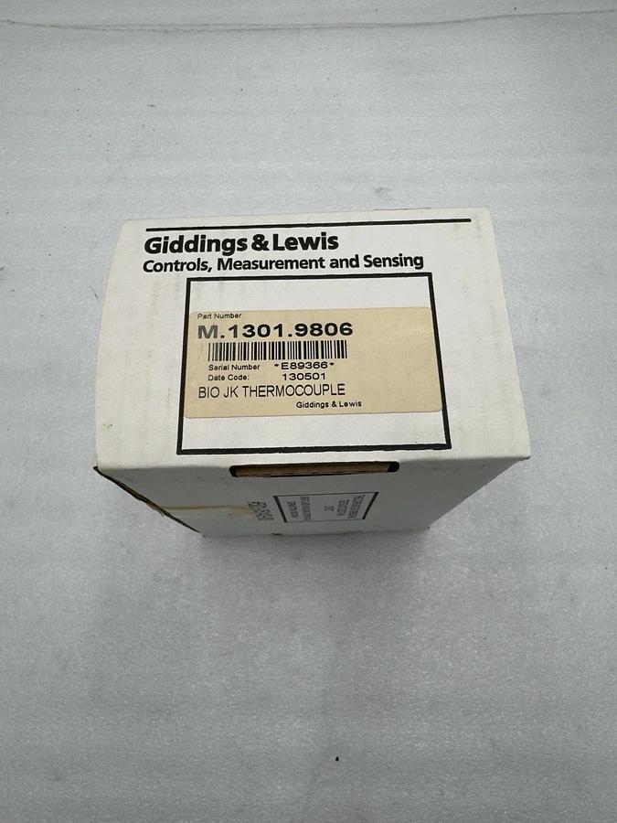 Used BRAND NEW Giddings & Lewis M.1301.9806 M13019806 Thermocouple STOCK H1653A