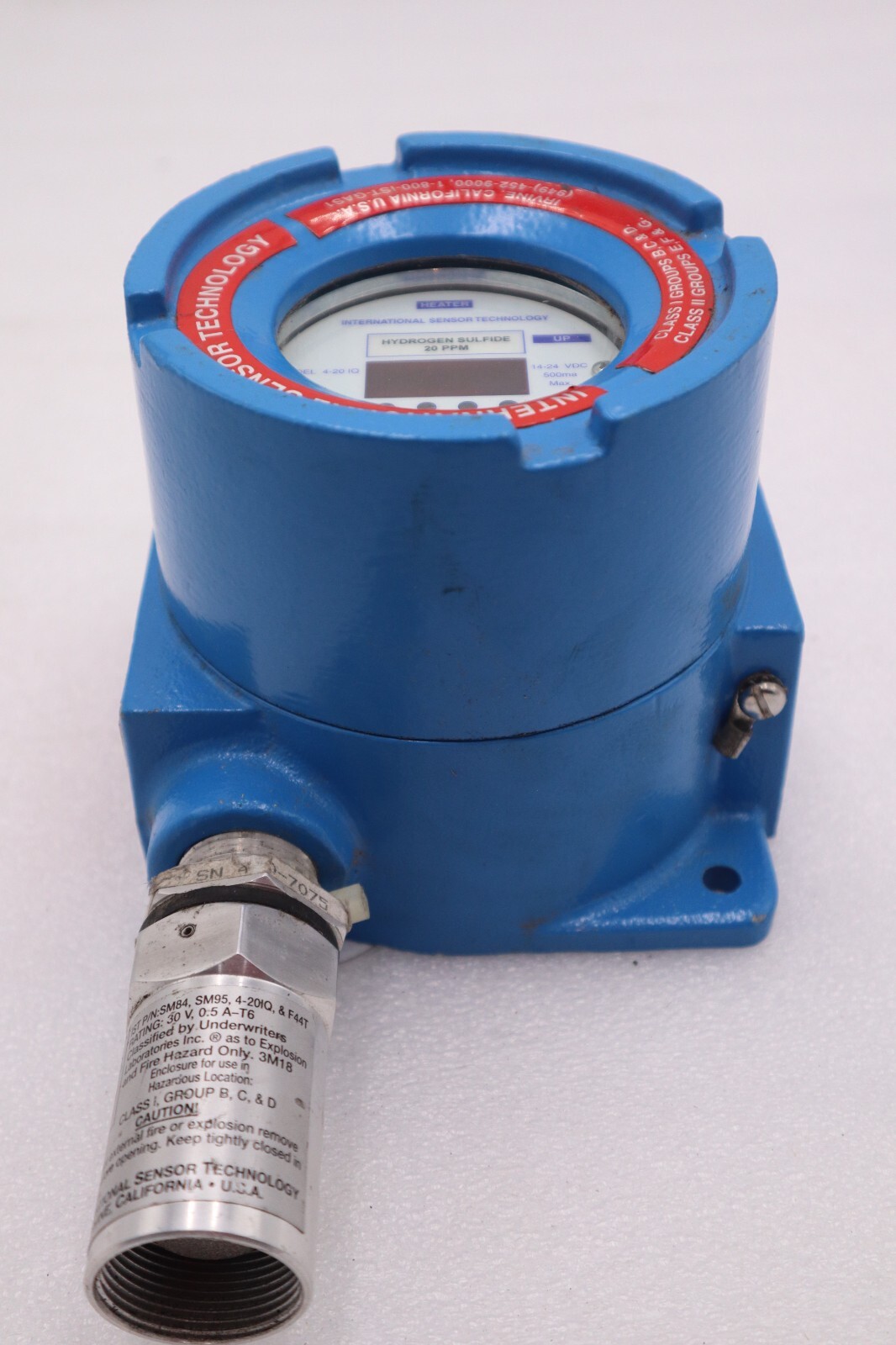Used INTERNATIONAL SENSOR TECHNOLOGY 4-20 IQ Acetonitrile, Adalet XIHM Series #K-2260